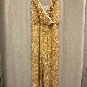 Peach Love California Womens Spaghetti Strap Sleevless  Pants Jumper Size Small